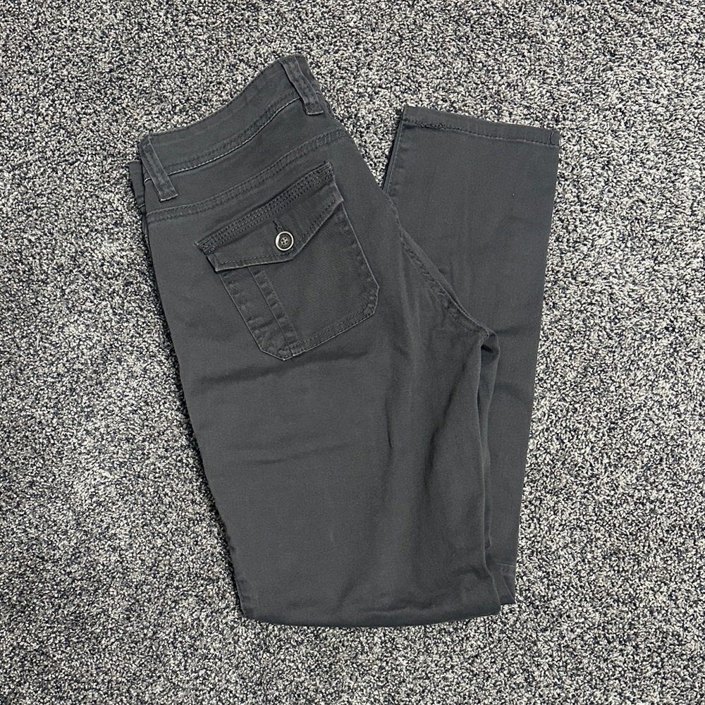 UNIONBAY Women's Dark Gray Straight Leg Jeans